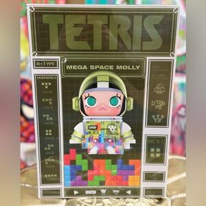 NIB Pop Mart MEGA Space Molly Tetris 400% collectible figure ~ SEALED